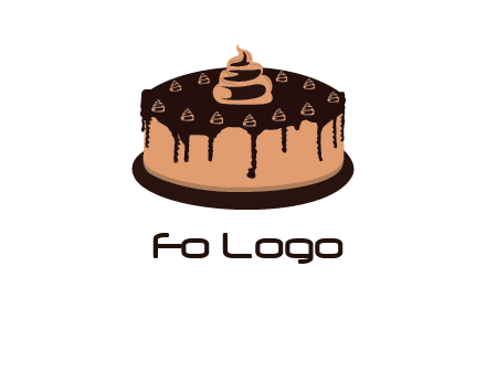 pastry on cake logo