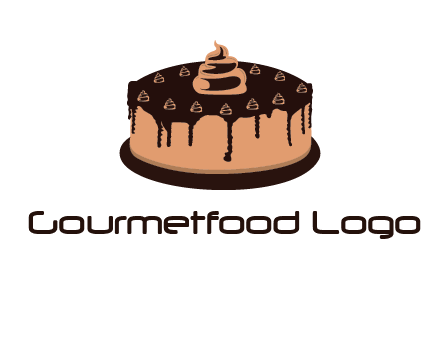 pastry on cake logo