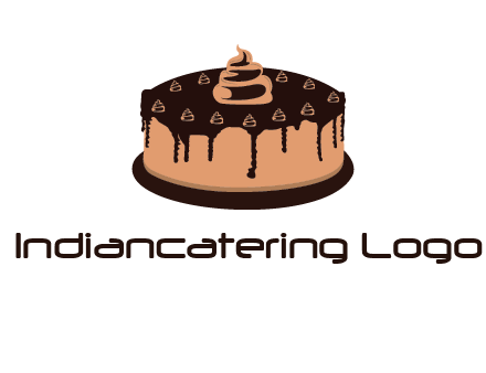 pastry on cake logo