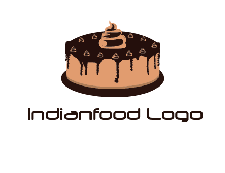 pastry on cake logo