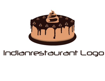 pastry on cake logo