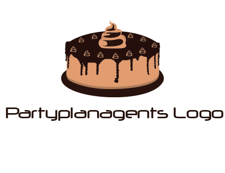 pastry on cake logo