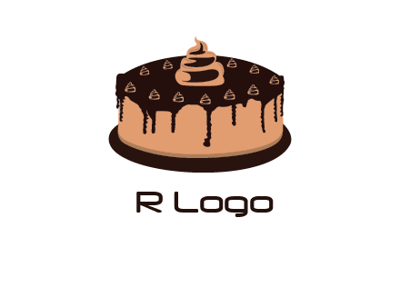 pastry on cake logo