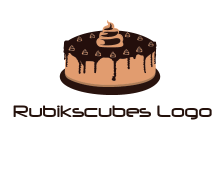 pastry on cake logo