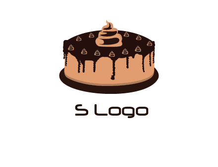 pastry on cake logo