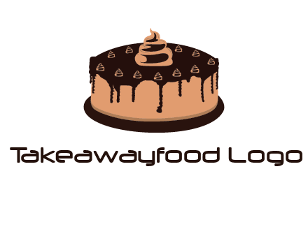 pastry on cake logo