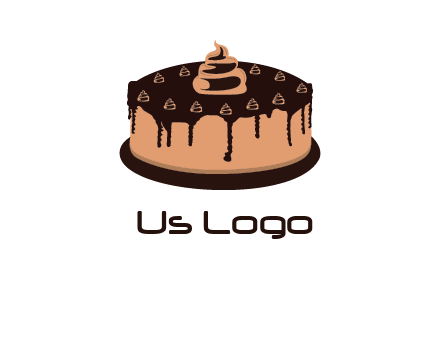 pastry on cake logo