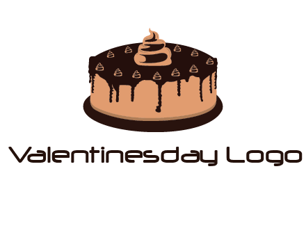 pastry on cake logo