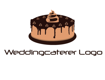 pastry on cake logo