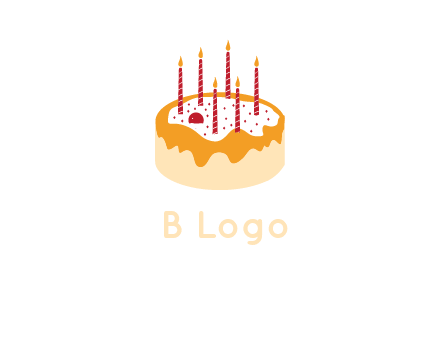 cake icon with candles