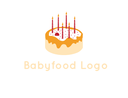 cake icon with candles