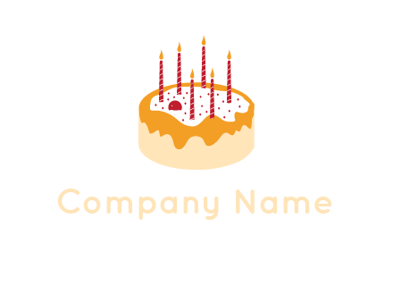 cake icon with candles