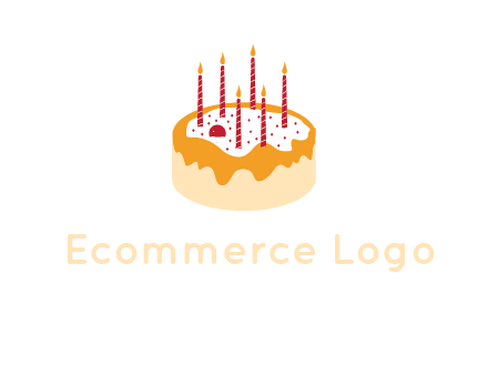 cake icon with candles