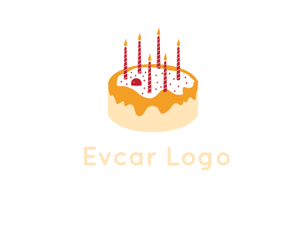 cake icon with candles