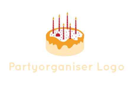 cake icon with candles