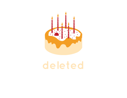 cake icon with candles