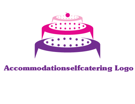 multi level cake logo