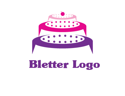 multi level cake logo