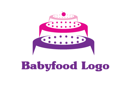 multi level cake logo