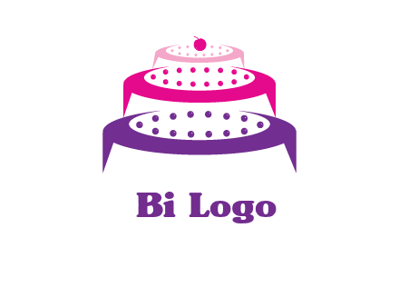 multi level cake logo