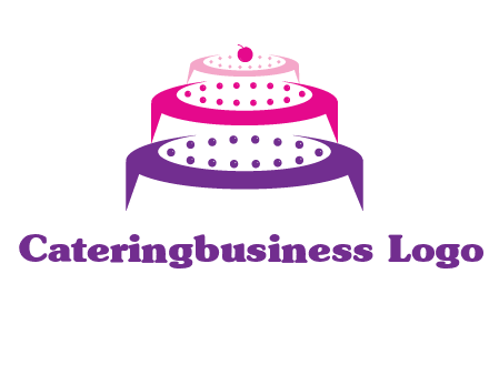 multi level cake logo