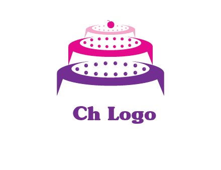 multi level cake logo