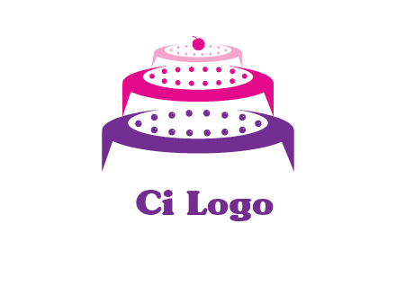 multi level cake logo