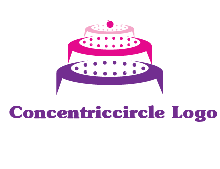 multi level cake logo