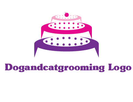 multi level cake logo