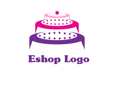 multi level cake logo