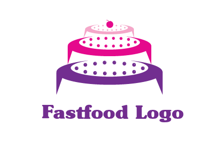 multi level cake logo