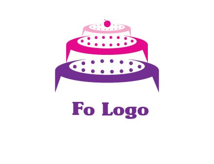 multi level cake logo