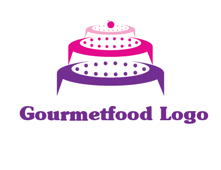 multi level cake logo