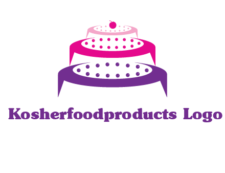 multi level cake logo