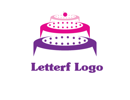 multi level cake logo