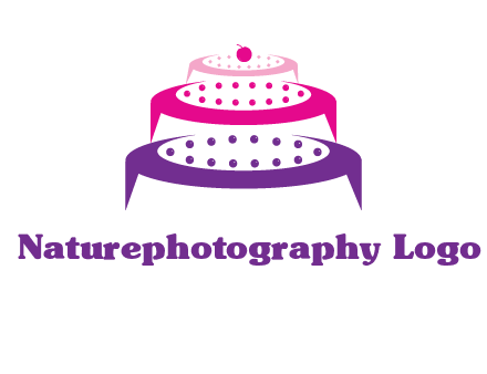 multi level cake logo