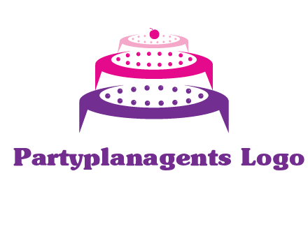 multi level cake logo