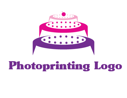 multi level cake logo