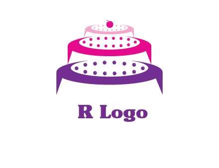 multi level cake logo