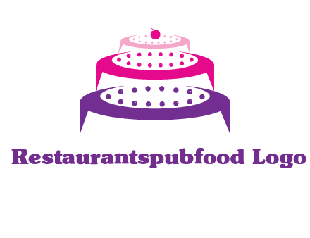 multi level cake logo