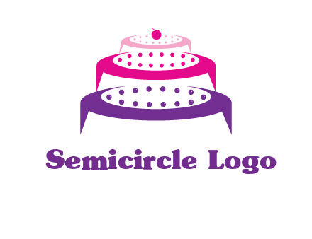 multi level cake logo