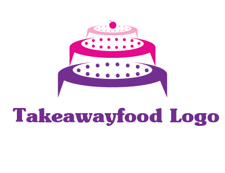 multi level cake logo