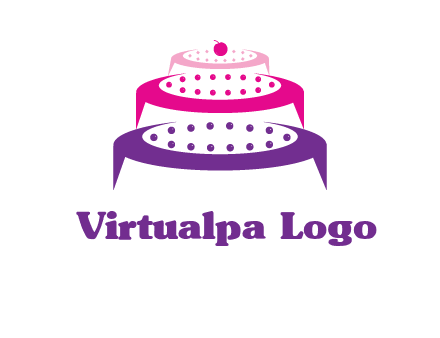 multi level cake logo