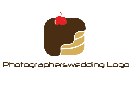 chocolate bakery cake logo