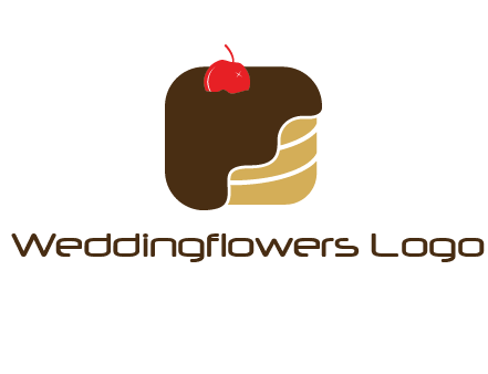 chocolate bakery cake logo