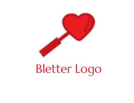 heart logo with magnifying icon