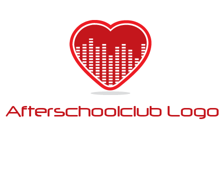 equalizer in heart logo