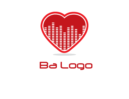 equalizer in heart logo