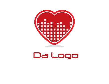 equalizer in heart logo