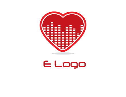 equalizer in heart logo